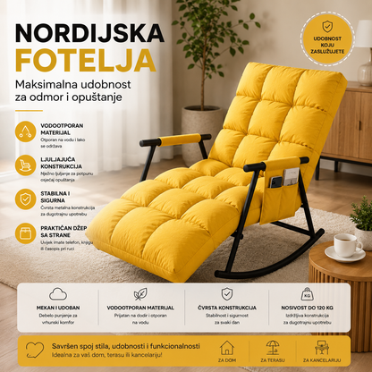 Nordijska fotelja za ljuljanje