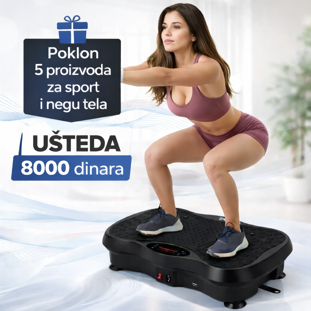 VIBRACIONA PLOČA ZA MRŠAVLJENJE I OBLIKOVANJE TELA