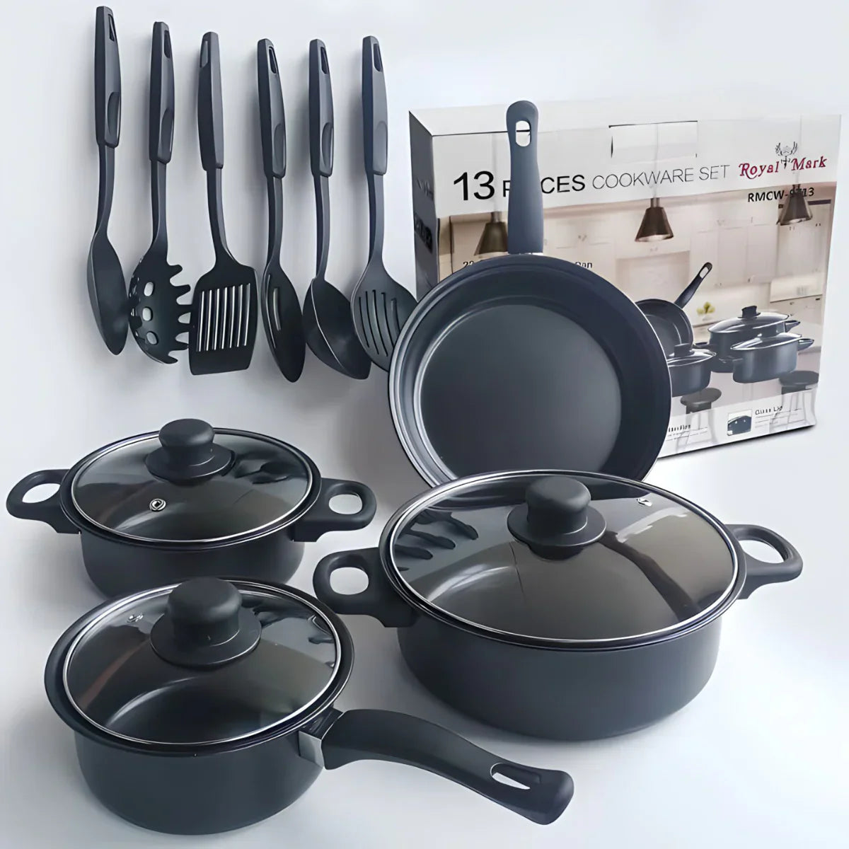 Kvalitetan Kuhinjski Set od 13 Delova