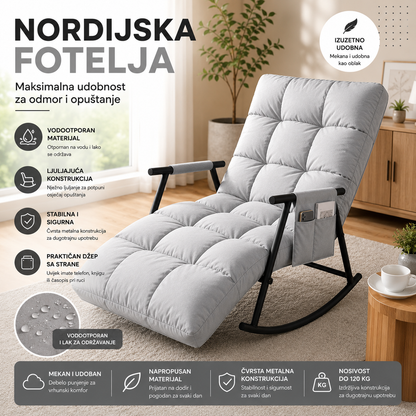 Nordijska fotelja za ljuljanje